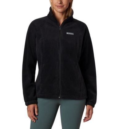 Casaco De Lã Columbia Benton Springs™ Full Zip Casaco De Lã Feminino Pretas Portugal | 165273-9E9A