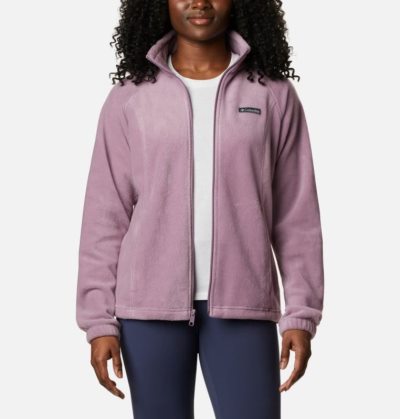 Casaco De Lã Columbia Benton Springs™ Full Zip Casaco De Lã Feminino Roxo Vermelhas Portugal | 198431-GDJY