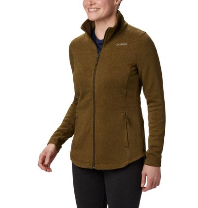 Casaco De Lã Columbia Canyon Point™ Fleece Full Zip Feminino Verde Oliva Verdes Portugal | 124812-TX9R