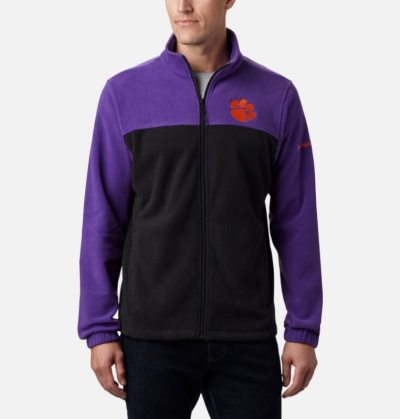 Casaco De Lã Columbia Collegiate Flanker™ III Casaco De Lã Masculino Roxo Pretas Portugal | 165156-K89F