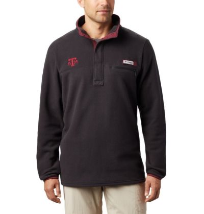 Casaco De Lã Columbia Collegiate PFG Harborside™ Casaco De Lã Masculino Pretas Portugal | 103534-8XZU