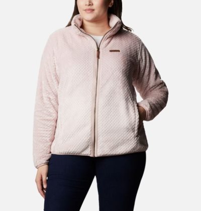 Casaco De Lã Columbia Fire Side™ II Plush Full Zip Fleece Feminino Luz Rosa Portugal | 127276-D5K2