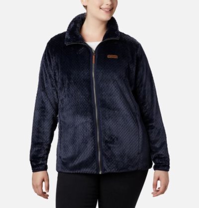 Casaco De Lã Columbia Fire Side™ II Plush Full Zip Fleece Feminino Azuis Escuro Portugal | 164342-SEDI