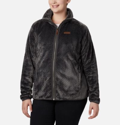 Casaco De Lã Columbia Fire Side™ II Plush Full Zip Fleece Feminino Cinzentas Escuro Portugal | 192171-I1VM