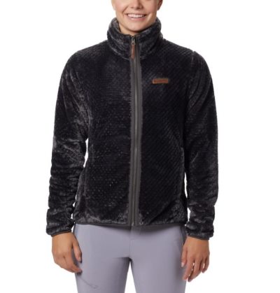 Casaco De Lã Columbia Fire Side™ II Sherpa Full Zip Fleece Feminino Cinzentas Escuro Portugal | 161062-R5H2