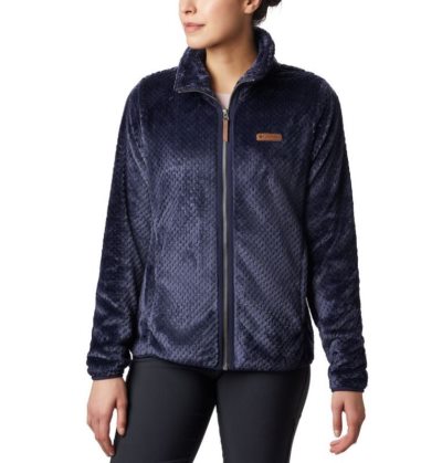 Casaco De Lã Columbia Fire Side™ II Sherpa Full Zip Fleece Feminino Azuis Escuro Portugal | 198777-D2MT