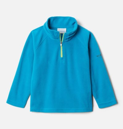 Casaco De Lã Columbia Glacial™ Fleece Half Zip Jaqueta Criança Azuis Portugal | 156856-H3CA