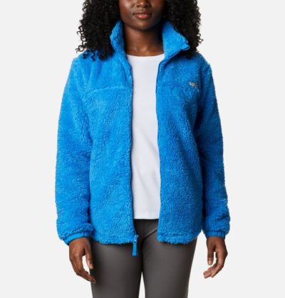 Casaco De Lã Columbia Harborside™ II Heavy Weight Fleece Full Zip Feminino Azuis Escuro Portugal | 170247-PNUD