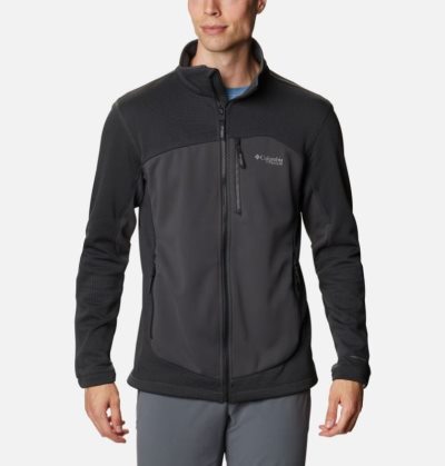 Casaco De Lã Columbia Powder Chute™ Casaco De Lã Masculino Pretas Portugal | 113114-JDL5