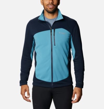 Casaco De Lã Columbia Powder Chute™ Casaco De Lã Masculino Azul Marinho Azuis Portugal | 180395-YBPH