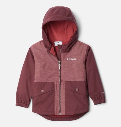 Casaco De Lã Columbia Rainy Trails™ Fleece Forradas Jaqueta Criança Vermelhas Escuro Portugal | 111327-O4PA