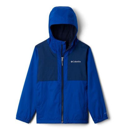 Casaco De Lã Columbia Rainy Trails™ Fleece Forradas Jaqueta Criança Azuis Azul Marinho Portugal | 150073-P49G