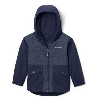 Casaco De Lã Columbia Rainy Trails™ Fleece Forradas Jaqueta Criança Azuis Escuro Portugal | 156479-49KE