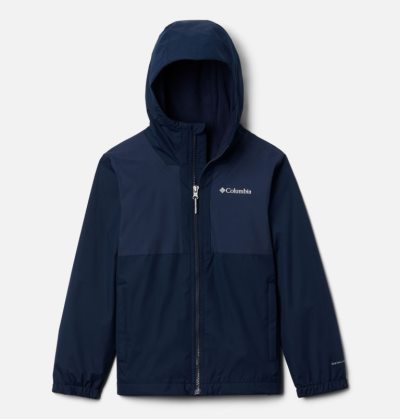 Casaco De Lã Columbia Rainy Trails™ Fleece Forradas Jaqueta Criança Azul Marinho Azul Marinho Portugal | 162194-18J4