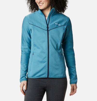 Casaco De Lã Columbia Roffe Ridge™ II Full Zip Casaco De Lã Feminino Azuis Azuis Escuro Portugal | 134134-SROH