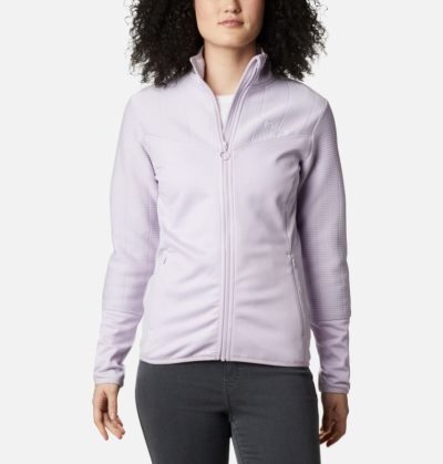 Casaco De Lã Columbia Roffe Ridge™ II Full Zip Casaco De Lã Feminino Luz Roxo Portugal | 189026-C1PU