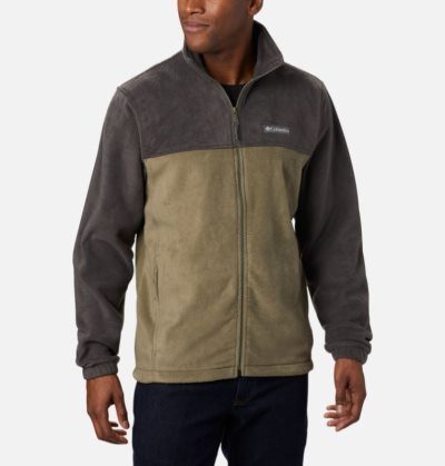 Casaco De Lã Columbia Steens Mountain™ 2.0 Full Zip Casaco De Lã Masculino Cinzentas Escuro Verdes Portugal | 100659-REOJ