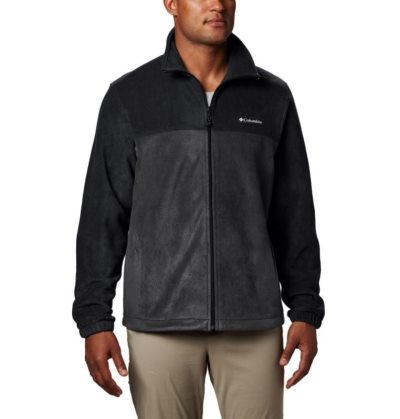 Casaco De Lã Columbia Steens Mountain™ 2.0 Full Zip Casaco De Lã Masculino Pretas Cinzentas Escuro Portugal | 134215-7SC2