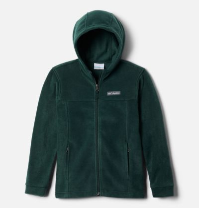 Casaco De Lã Columbia Steens™ Mountain II Fleece Encapuzado Jaqueta Criança Verdes Portugal | 149770-OFJJ