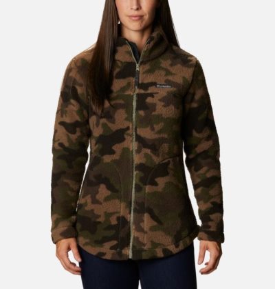 Casaco De Lã Columbia West Bend™ Full Zip Casaco De Lã Feminino Camufladas Portugal | 153363-G34M