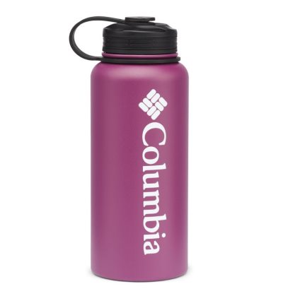 Garrafas de água Columbia Double-Wall Vacuum Bottle with Screw On Top 32oz Feminino Roxo Portugal | 130405-CU25