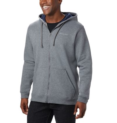 Moletons Columbia Hart Mountain™ Full Zip Hoodie Masculino Cinzentas Escuro Portugal | 167818-X4AS