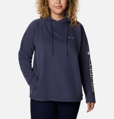 Moletons Columbia Hart Mountain™ Gráficas Hoodie Feminino Azuis Escuro Portugal | 155524-WQD7