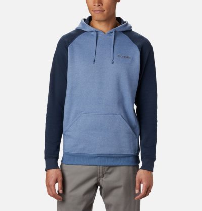 Moletons Columbia Hart Mountain™ II Fleece Hoodie Masculino Azuis Azul Marinho Portugal | 117503-AXI1