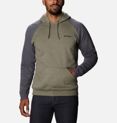 Moletons Columbia Hart Mountain™ II Fleece Hoodie Masculino Verdes Cinzentas Escuro Portugal | 133555-LLH6