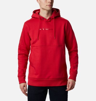 Moletons Columbia Lodge™ Heavyweight Popover Hoodie Masculino Vermelhas Portugal | 126844-NGK5