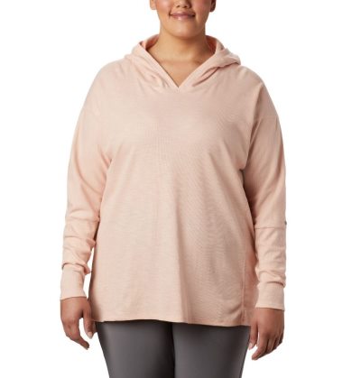 Moletons Columbia Longer Days™ Hoodie Feminino Luz Coral Portugal | 137389-H4Y1