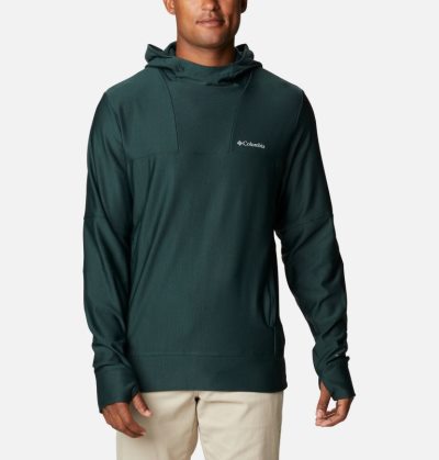 Moletons Columbia Maxtrail™ Camada Intermediária Hoodie Masculino Verdes Portugal | 135371-N04V