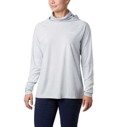 Moletons Columbia PFG Tidal Deflector™ Zero Hoodie Feminino Luz Cinzentas Portugal | 163672-NX50