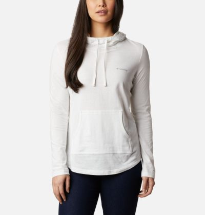 Moletons Columbia Solar Shield™ Hoodie Feminino Branco Portugal | 146383-ZXDQ