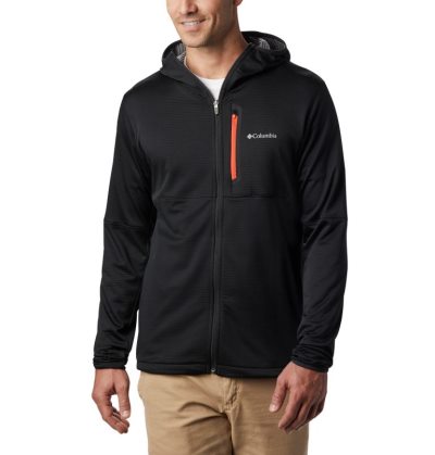 Moletons Columbia Tech Trilha™ Full Zip Hoodie Masculino Pretas Portugal | 169139-A7GM