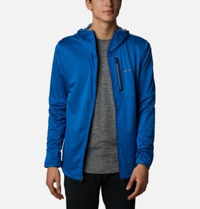 Moletons Columbia Tech Trilha™ Full Zip Hoodie Masculino Luz Azul Anil Portugal | 186650-J0Z0