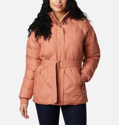 Jaqueta Isolada Columbia Icy Heights™ Belted Jaqueta Feminino Laranja Portugal | 167534-X9X7