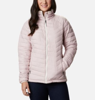 Jaqueta Isolada Columbia Powder Lite™ Jaqueta Feminino Luz Rosa Portugal | 192855-BWD4