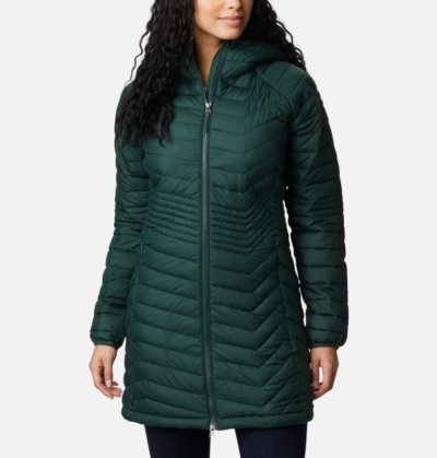 Jaqueta Isolada Columbia Powder Lite™ Medio Jaqueta Feminino Verdes Portugal | 108272-8YRP