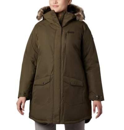 Jaqueta Isolada Columbia Suttle Mountain™ Long Jaqueta Isolada Feminino Verde Oliva Verdes Portugal | 122526-4JIO