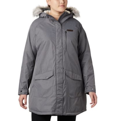 Jaqueta Isolada Columbia Suttle Mountain™ Long Jaqueta Isolada Feminino Cinzentas Portugal | 141314-B972