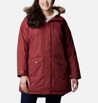 Jaqueta Isolada Columbia Suttle Mountain™ Long Jaqueta Isolada Feminino Vermelhas Portugal | 189703-2G5I