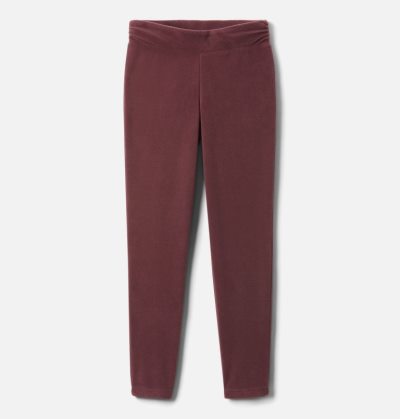 Leggings Columbia Glacial™ Fleece Leggings Criança Vermelhas Escuro Portugal | 125135-PZPS