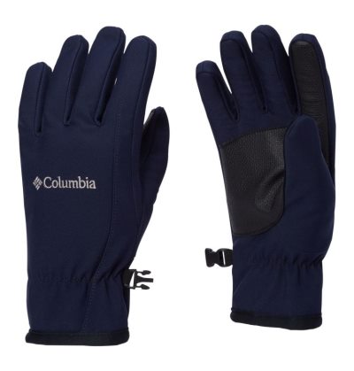 Luvas Columbia Kruser Ridge™ Softshell Gloves Feminino Azuis Escuro Portugal | 111301-PQID