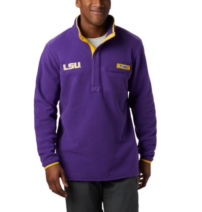 Lã Columbia Collegiate PFG Harborside™ Fleece Masculino Roxo Portugal | 114159-ETK5