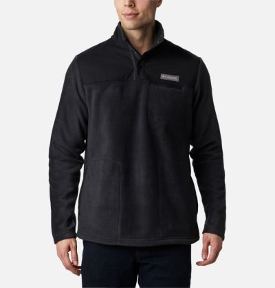 Lã Columbia Cottonwood Park™ Half Snap Fleece Estacionar Masculino Pretas Portugal | 109847-0KM8