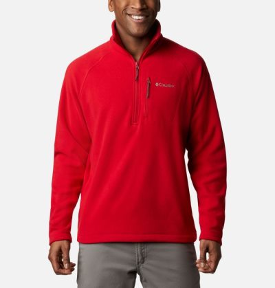 Lã Columbia Fast Trek™ III Half Zip Fleece Masculino Vermelhas Portugal | 122670-HYMC