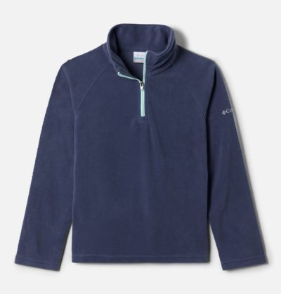 Lã Columbia Glacial™ Fleece 1/4 Zip Estacionar Criança Azuis Escuro Portugal | 183527-ZLQZ