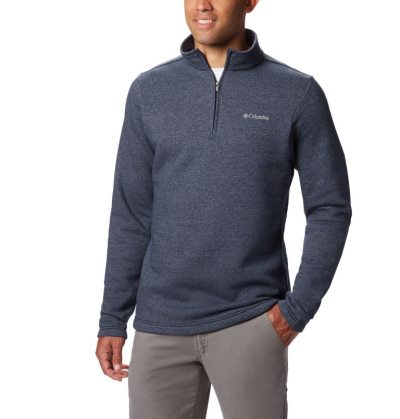 Lã Columbia Great Hart Mountain™ III Half Zip Fleece Masculino Azul Marinho Portugal | 151191-QIDL