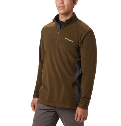 Lã Columbia Klamath Range™ II Half Zip Fleece Estacionar Masculino Verde Oliva Verdes Cinzentas Escuro Portugal | 142576-RJBT